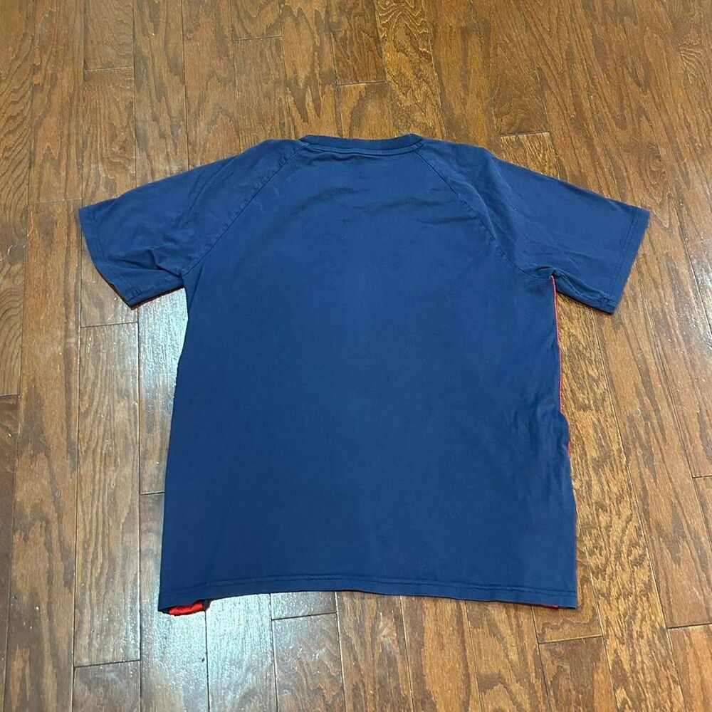 Adidas Men's Navy and Blue T-shirt - Picture 2 of 4